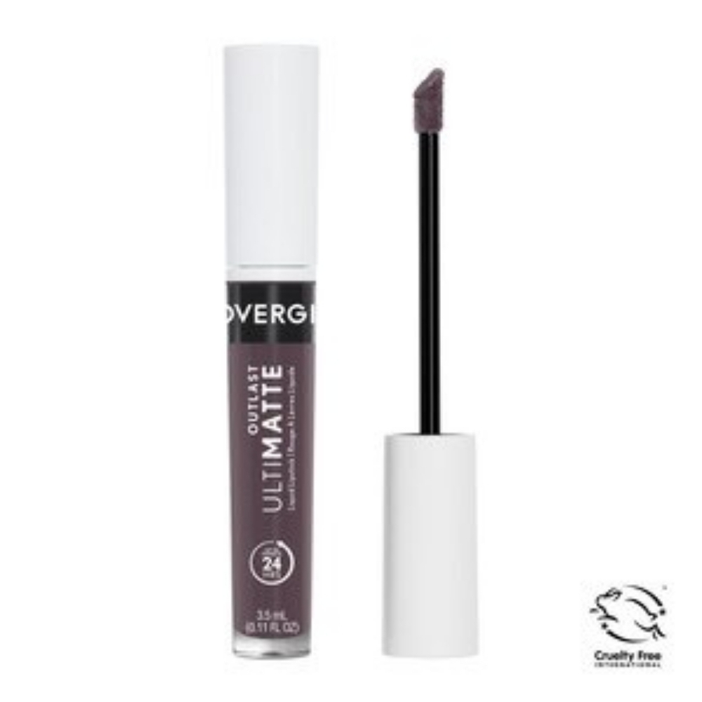 4 x CoverGirl Outlast UltiMatte One Step Lip Color, 155 Noir & Forever